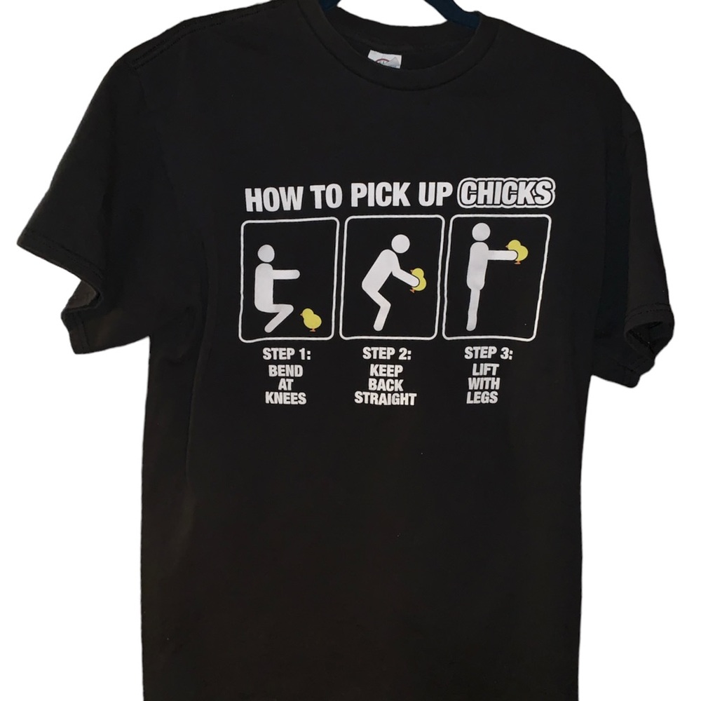 How To Pick Up Chicks t-Shirt Size L